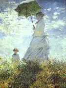 Woman with a Parasol Claude Monet